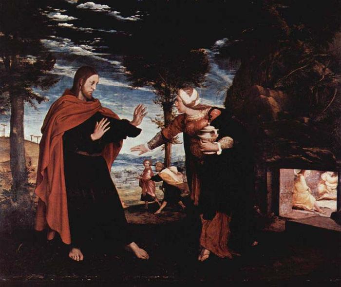 Hans holbein the younger Noli me tangere oil painting image